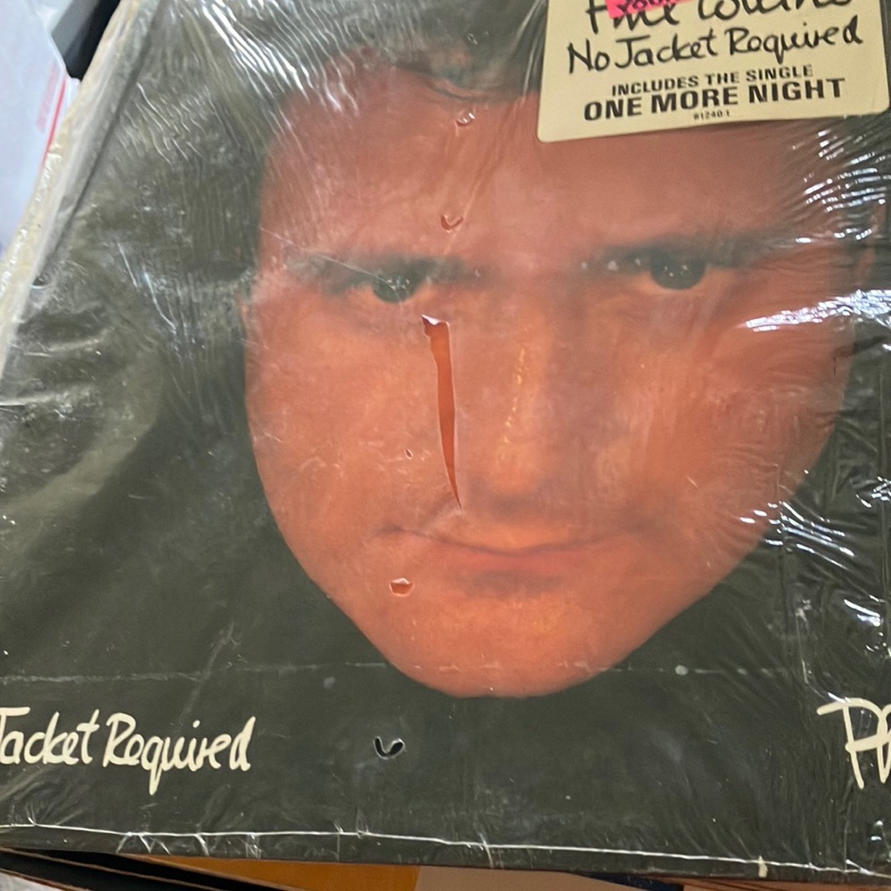 Phil collins no jacket required lp